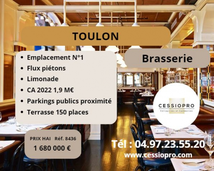 Vente Immobilier Professionnel Fonds de commerce Toulon (83000)