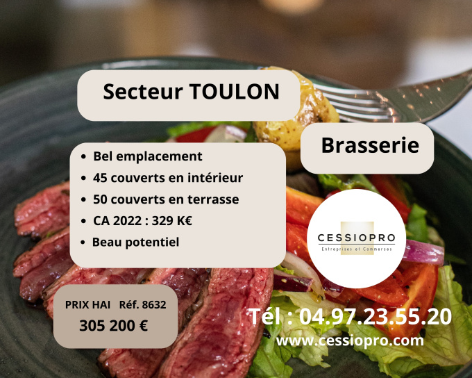 Vente Immobilier Professionnel Fonds de commerce Toulon (83000)
