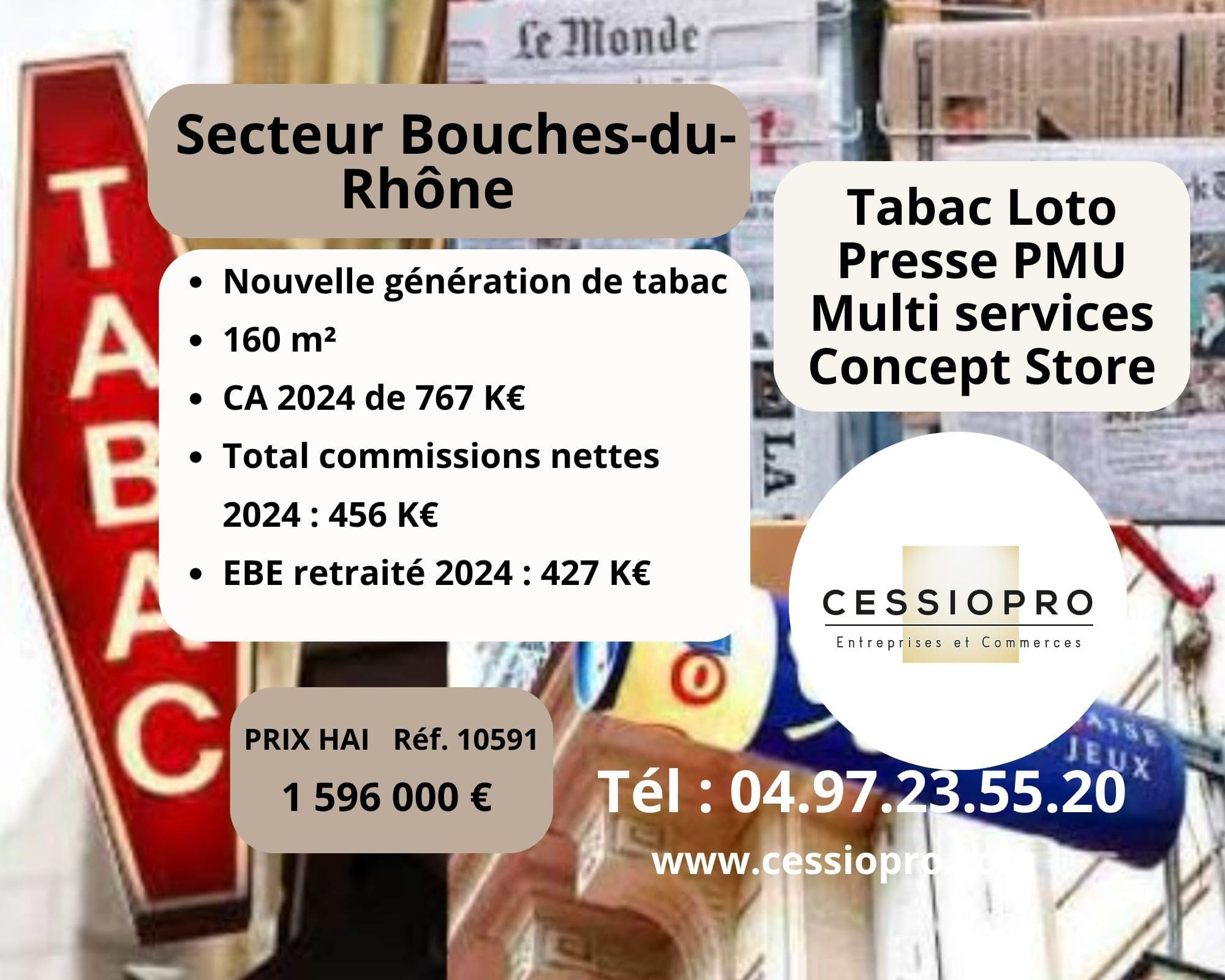 A vendre Fonds de commerce 160m² Aix-en-Provence