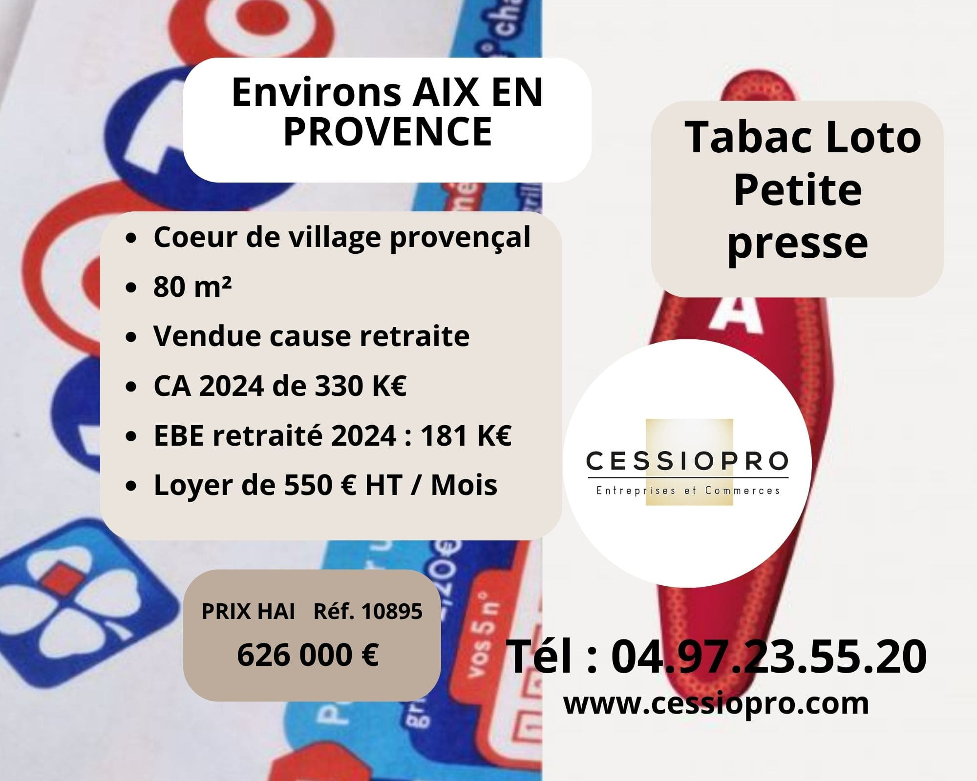 A vendre Fonds de commerce 80m² Aix-en-Provence