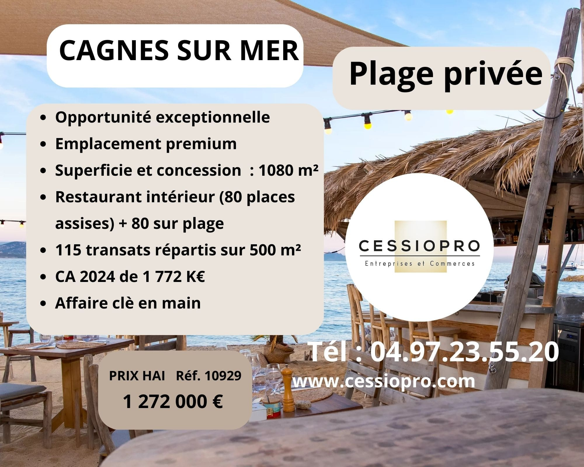 PLAGE PRIVEE CAGNES SUR MER
