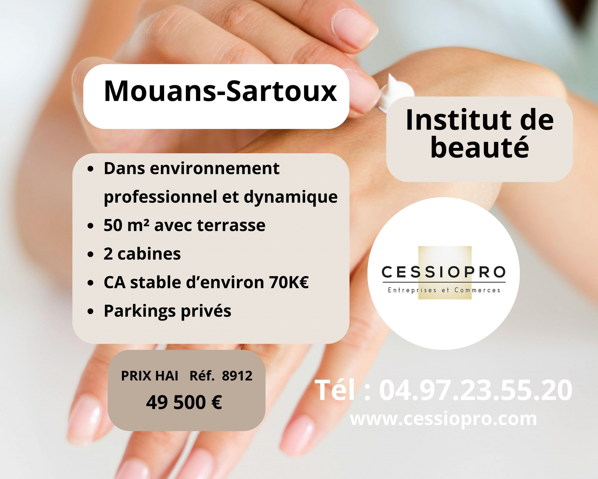 A vendre Fonds de commerce 50m² Mouans-Sartoux