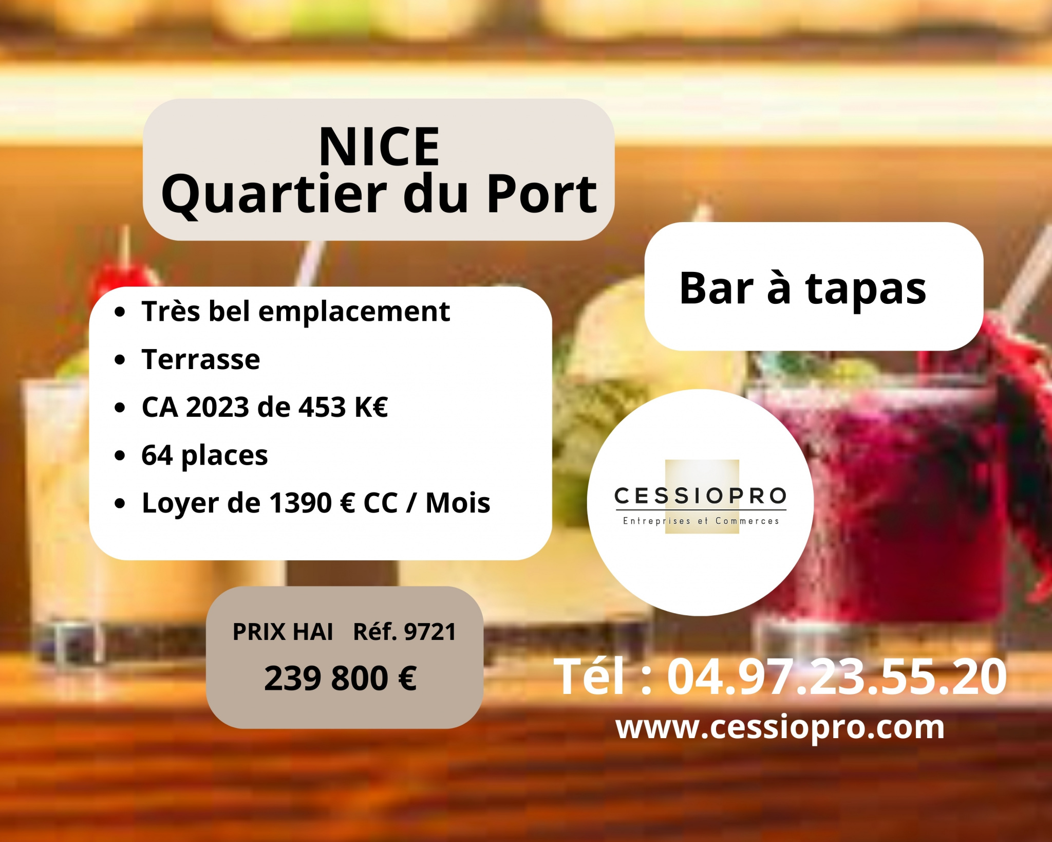 NICE QUARTIER DU PORT BAR A TAPAS