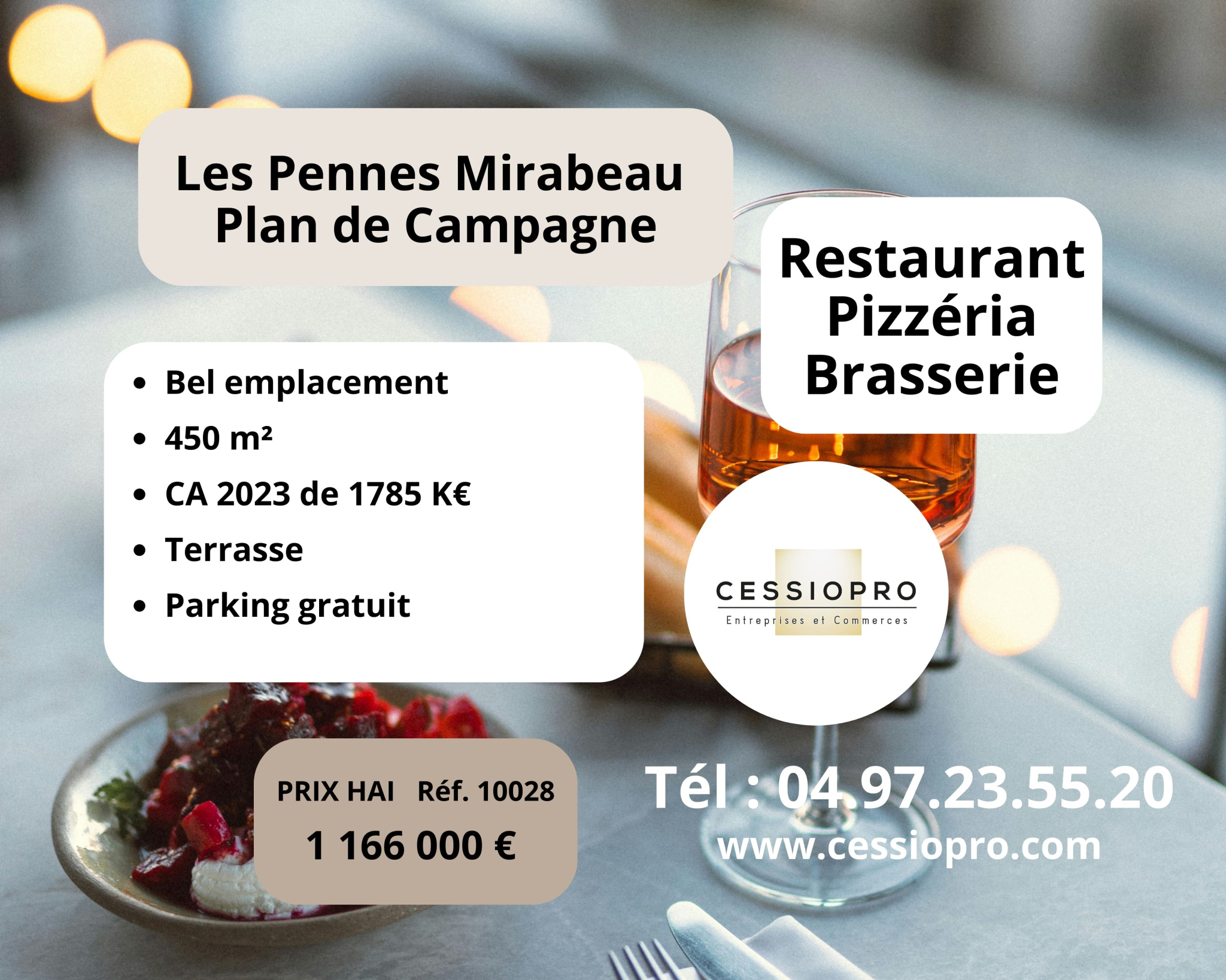 A vendre Fonds de commerce 450m² Les Pennes-Mirabeau