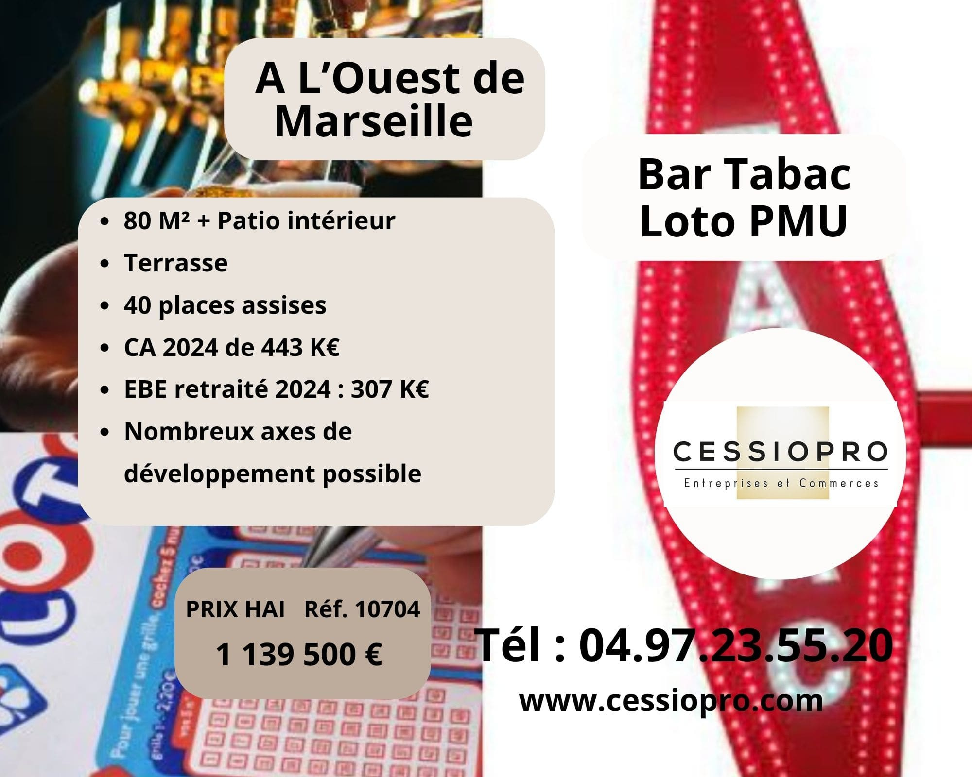 A vendre Fonds de commerce 150m² Marseille 01