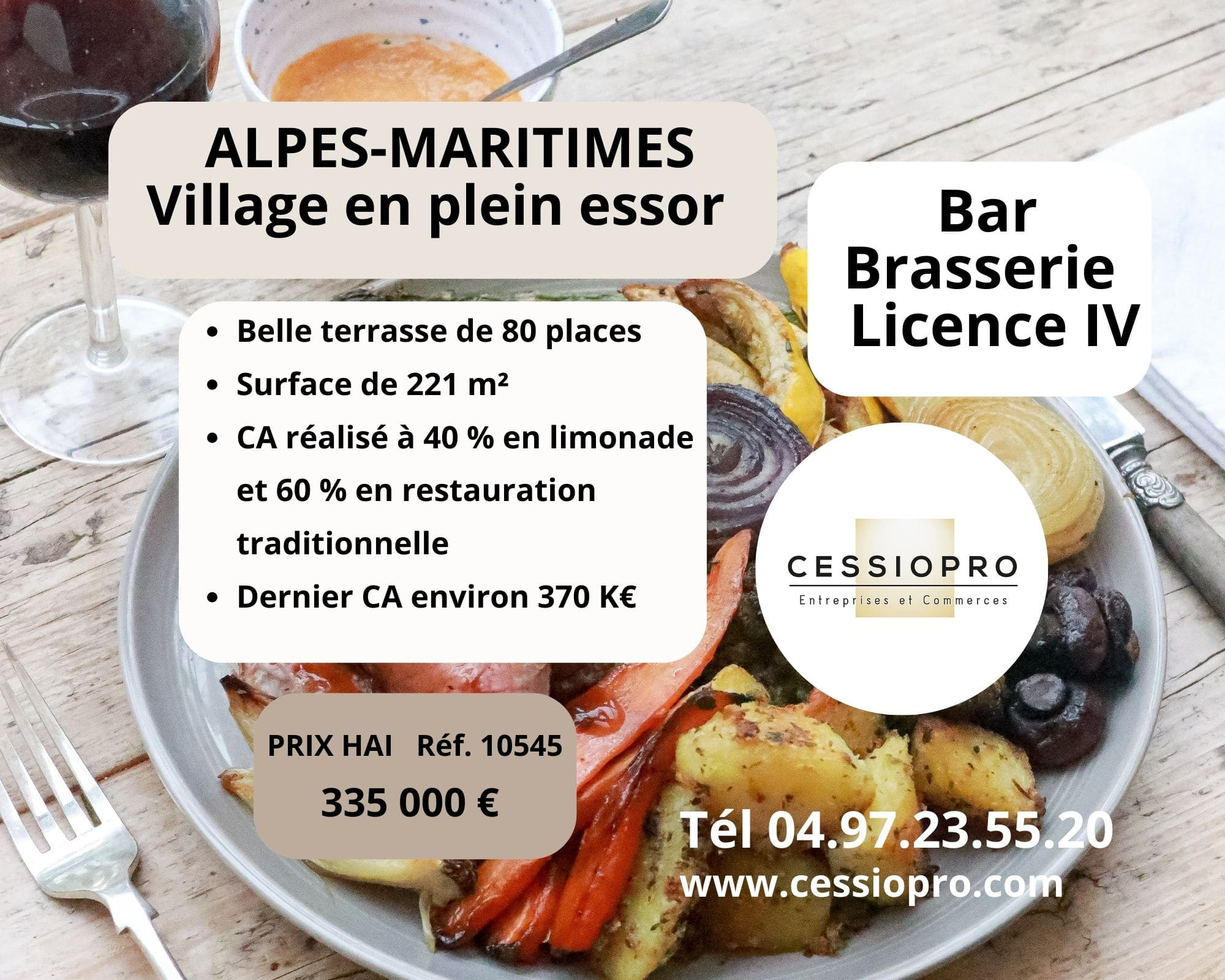 A vendre Fonds de commerce 221m² Mougins