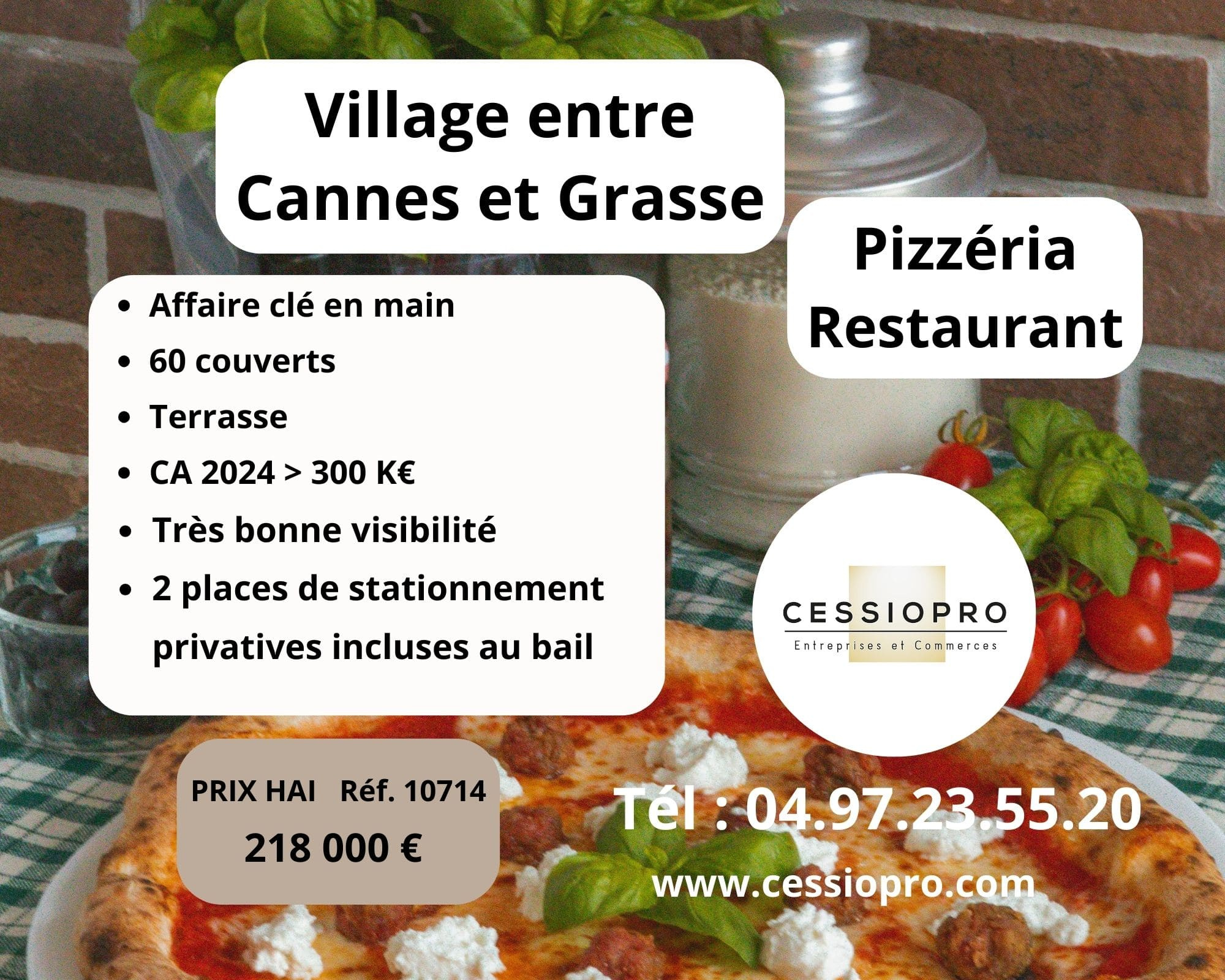 A vendre Fonds de commerce 100m² Mougins